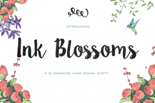 Ink Blossoms Handmade Script Font Download