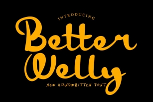 Better Welly Font Download