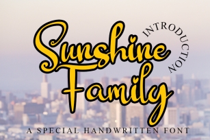 Sunshine Family Font Download