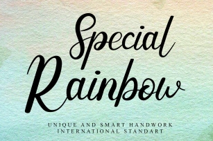 Special Rainbow Font Download