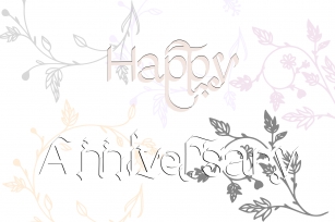 Happy Anniversary Font Download