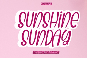 Sunshine Sunday Font Download