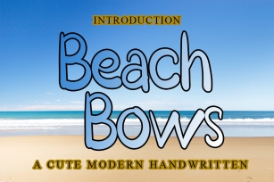 Beach Bows Font Download