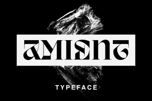 Amient – Experimental Typeface Font Download