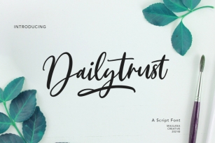 Dailytrust Script Font Font Download