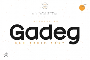 Gadeg Reg Personal Font Download
