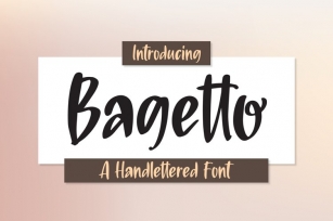 Bagetto Font Download