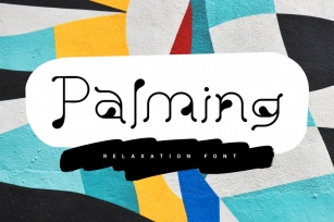 Palming| relaxation font Font Download