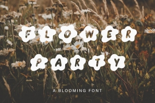 FLOWER PARTY Font Download