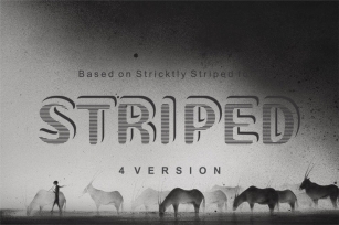 Striped - Stricktly Striped font based Font Download