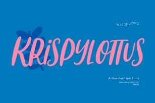 Krispylottus Handwritten Font Font Download