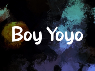B Boy Yoy Font Download