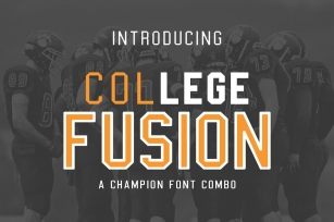 College Fusion Combo Font Download