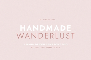 Handmade Wanderlust Duo Font Download