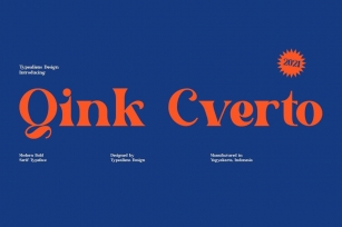 Qink Cverto Font Download