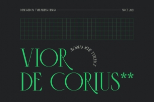 Vior de Corius Font Download