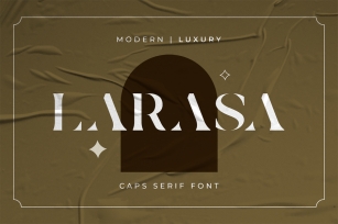Larasa - Modern Luxury Serif Font Font Download
