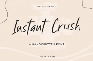 Instant Crush Font Download