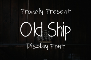 Old Ship Font Download