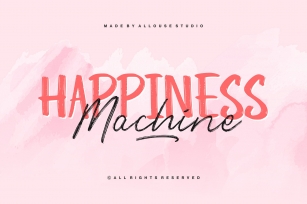 Happiness Machine Font Download