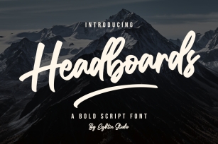 Headboards Font Download