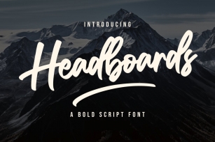 Headboards Font Download