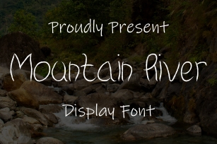 Mountain River Font Download