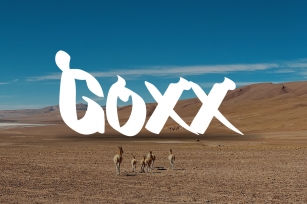 Goxx Font Download