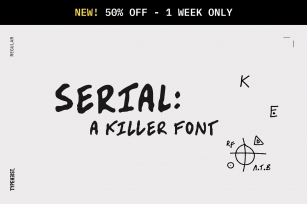 Serial: A Killer Handwriting Font Download