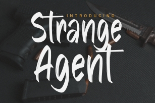 Strange Agent Font Download
