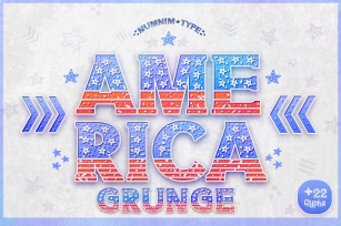 America Grunge Font Download
