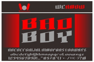 Bad Boy Font Download