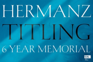Hermanz Titling Font Download