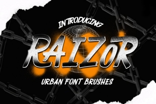 RAIZOR brush font Font Download