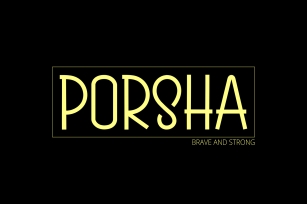 Porsha Font Download