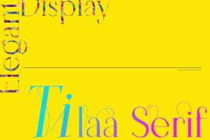 Tilaa Serif -Ligature Typeface Font Download