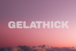 Gelathick Font Download