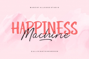 Happiness Machine Duo Font Download