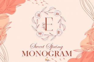 Sweet Spring Monogram Font Download