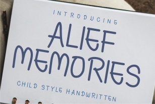 Alief Memories Font Download