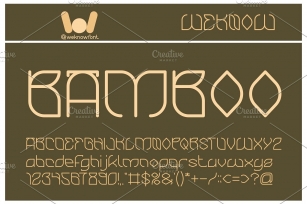 bamboo chopstick font Font Download
