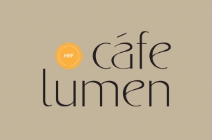 MBF Cafe Lumen Font Download