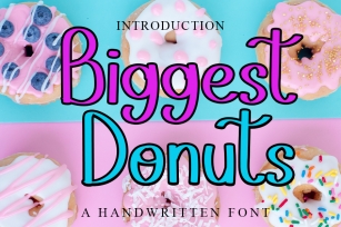 Biggest Donuts Font Download