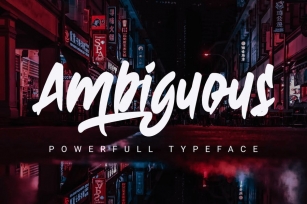 DS Ambiguous - Powerful Typeface Font Download