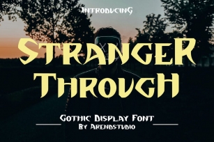 Stranger Through - Gothic Display Font Download