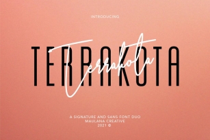 Terrakota Signature Sans Font Duo Font Download