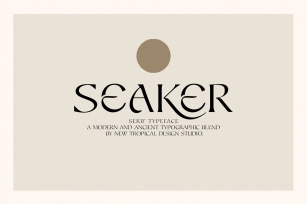 Seaker Font Download