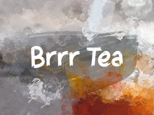 B Brrr Tea Font Download