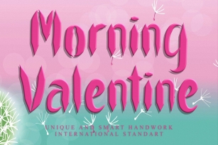 Morning Valentine Font Download
