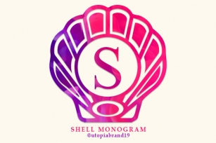 Shell Monogram Font Download